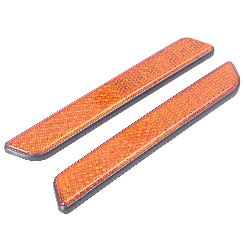 Pair Front Fork Leg Reflectors for Harley Touring lower legs sliders Dyna Glide