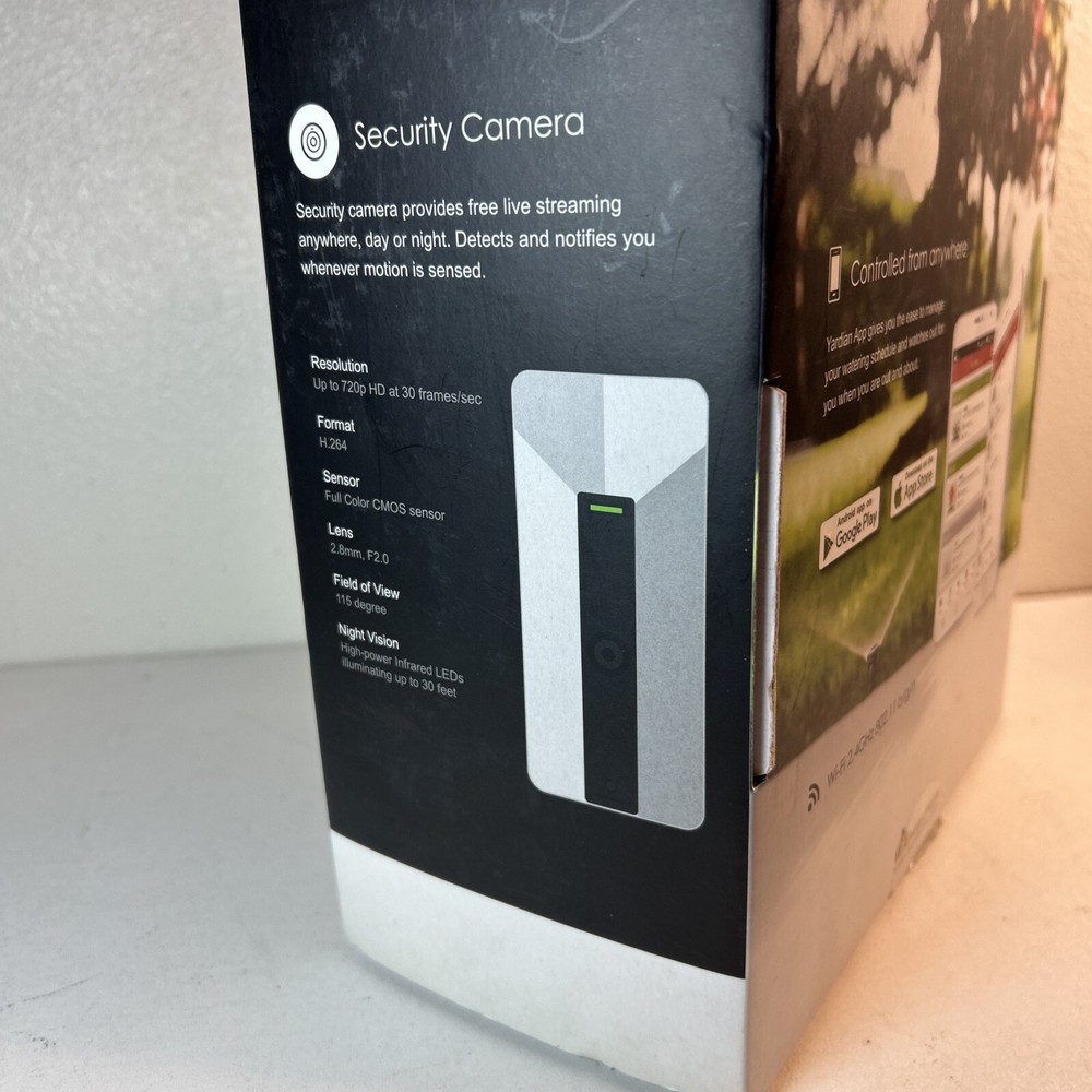 Yardian Wifi Smart 8 Zone Sprinkler Controller & Security Camera Aeon Matrix￼