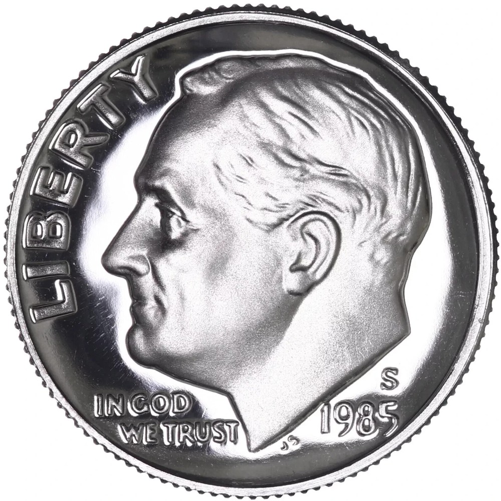 1985 S Proof Roosevelt Dime