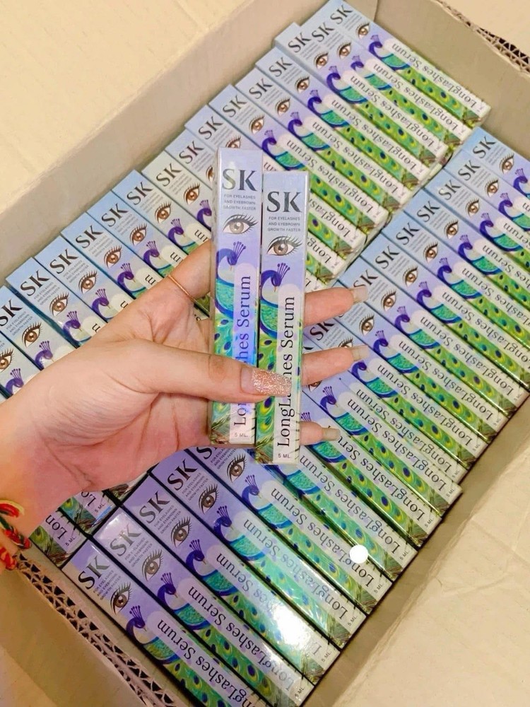 SK Long Lashes Serum សេរ៉ូមបណ្តុះរោមភ្នែក រោមចិញ្ចើម អោយវែង ( 1B / 5ml )