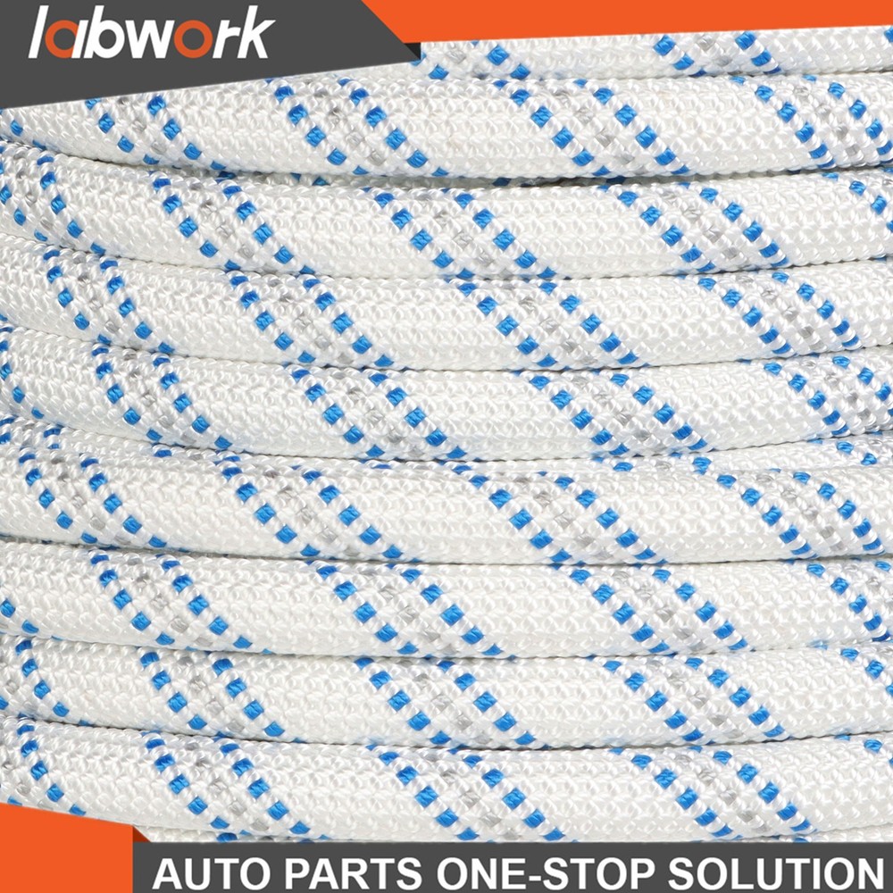 Labwork Pulling Rigging Line 5/8"×150' Double Braid Polyester Arborist Bull Rope