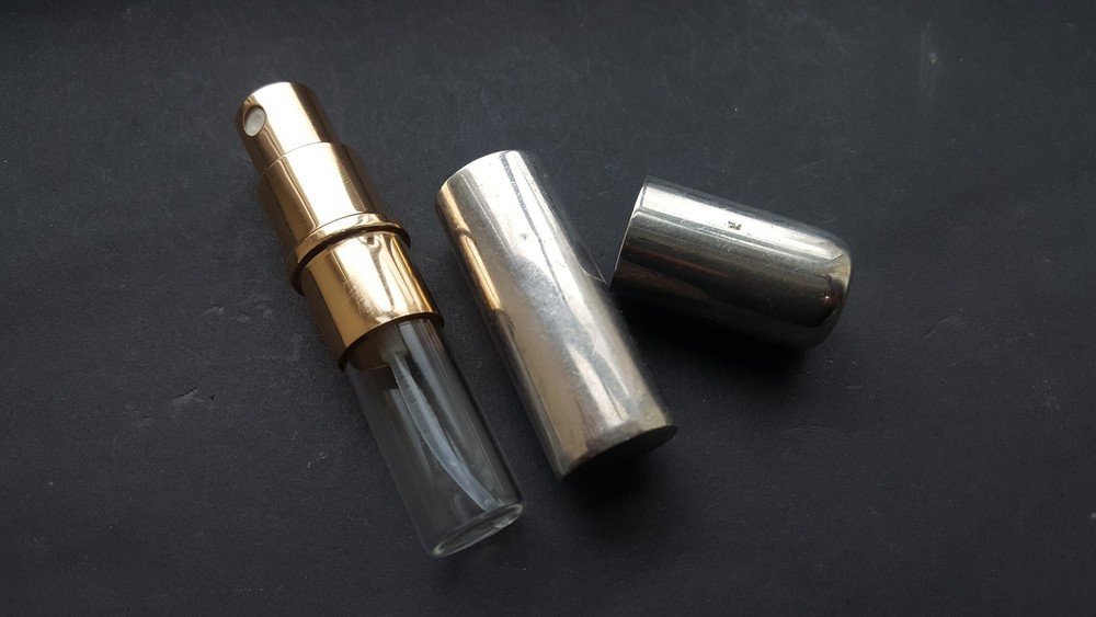 BIRMINGHAM HALLMARKED STERLING SILVER 925 PERFUME SCENT ATOMISER BOTTLE c2003