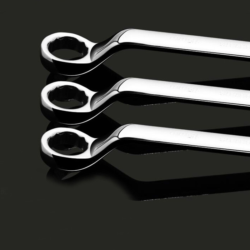 Double End Box End Wrench Offset Ring Spanner Garage Workshop Repair Hand Tool