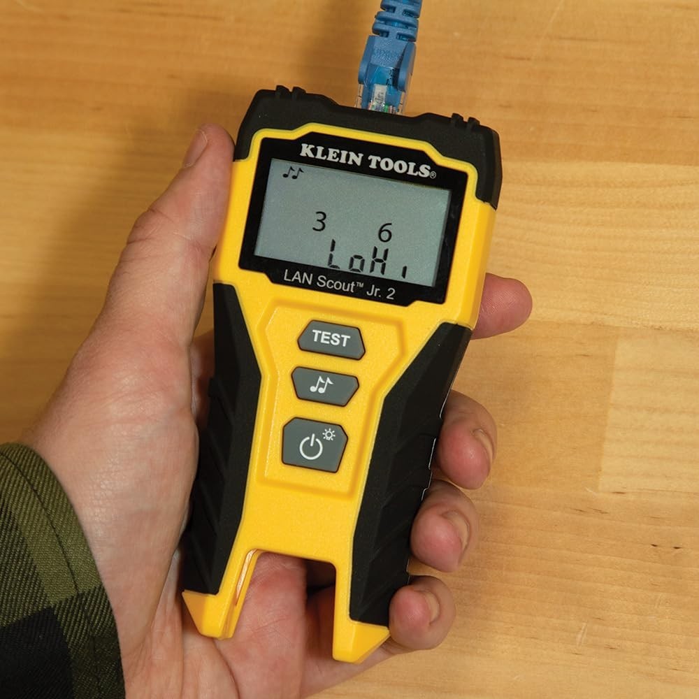 LAN Scout Jr. 2 Cable Tester - Comprehensive Testing