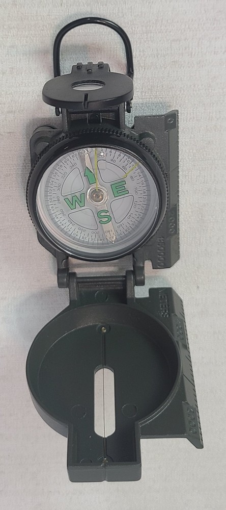 Compass Foldable in Closed Metal Case Camping Accessory Original
