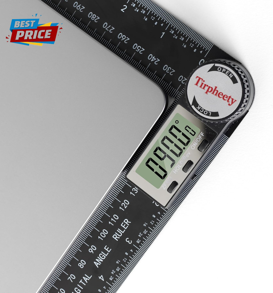 Digital Angle Finder Protractor, 3Rd Generation Quick Display Angle Gauge Ruler,