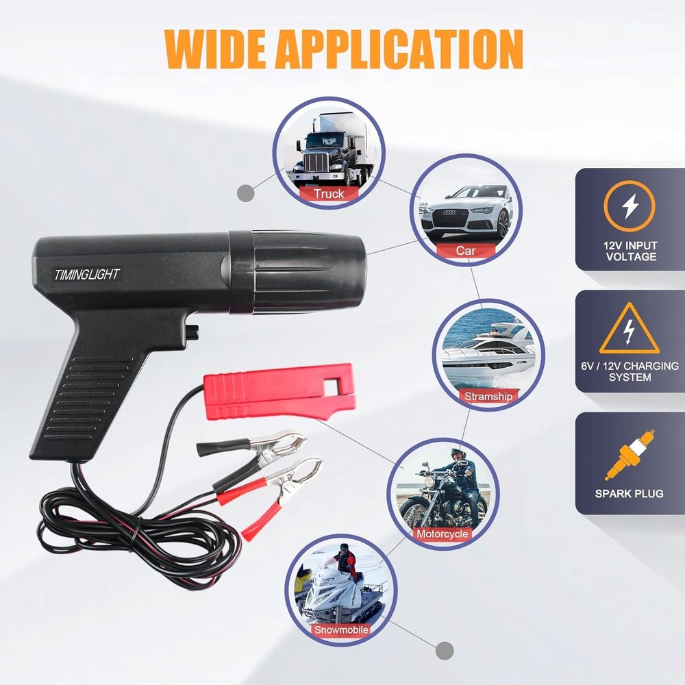 Inductive Timing Light Car Motorcycle Petrol Engine Ignition Timing