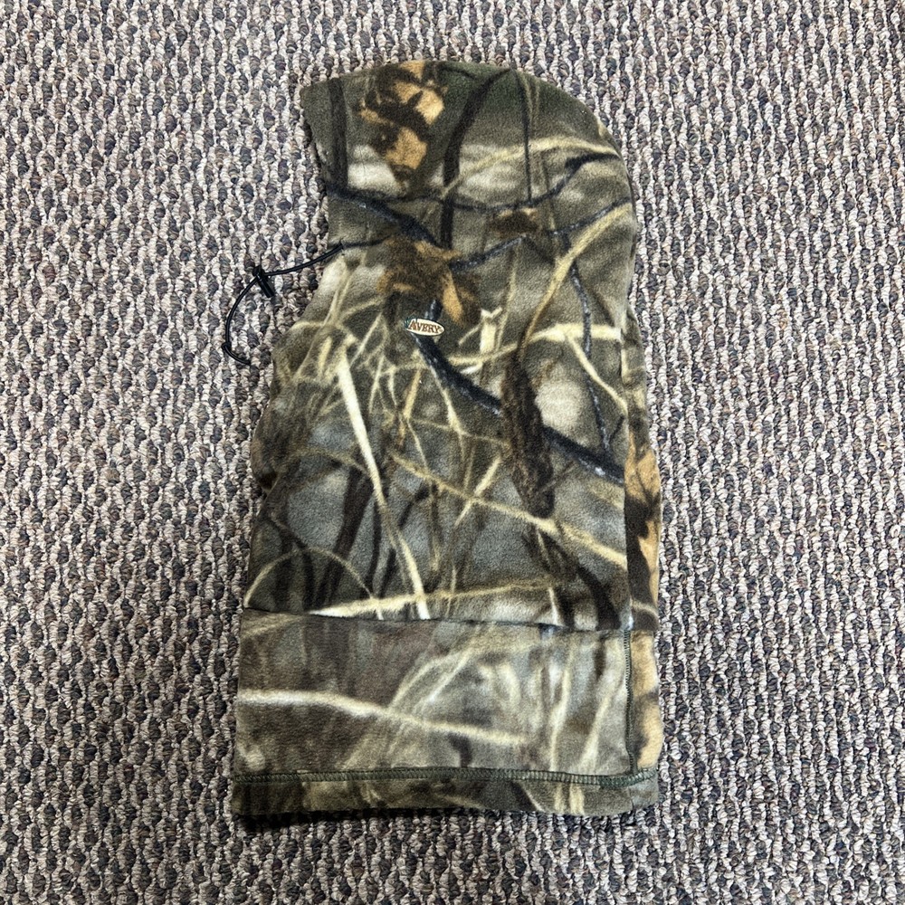 AVERY OUTDOORS CAMO FLEECE HOOD