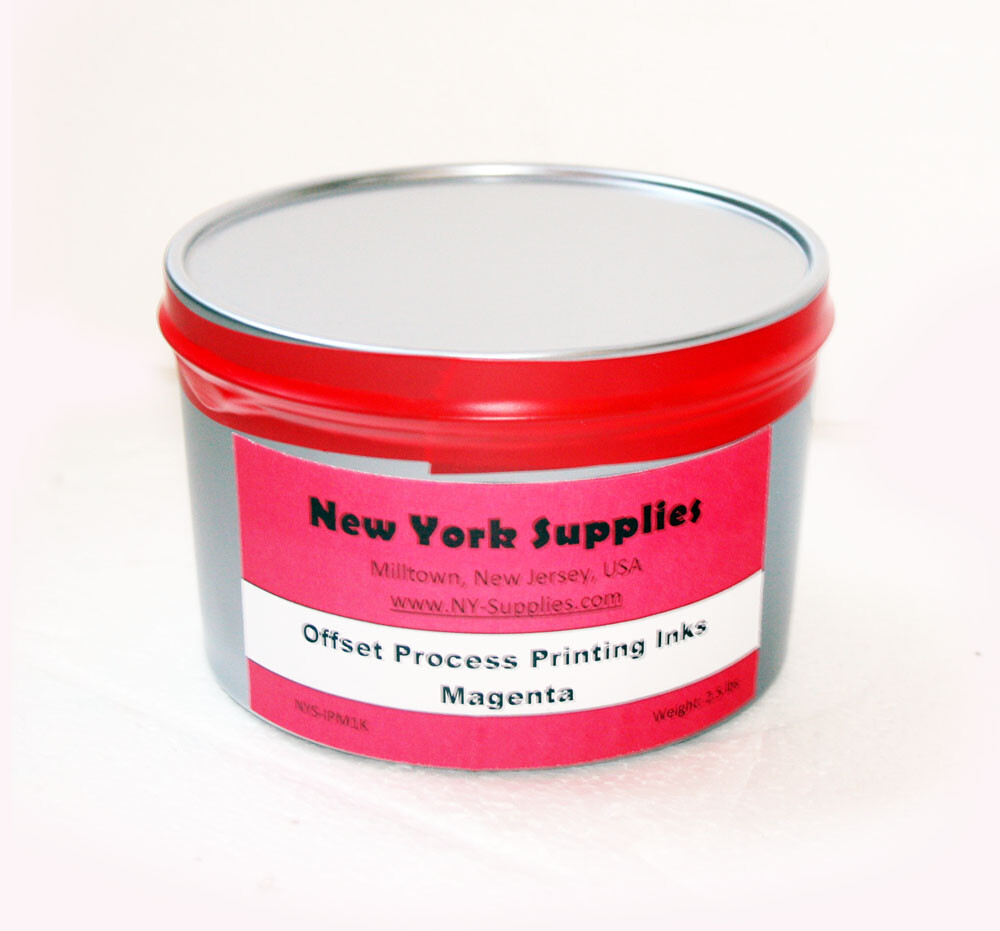 Magenta Process Offset Printing Ink - 2.5 lbs