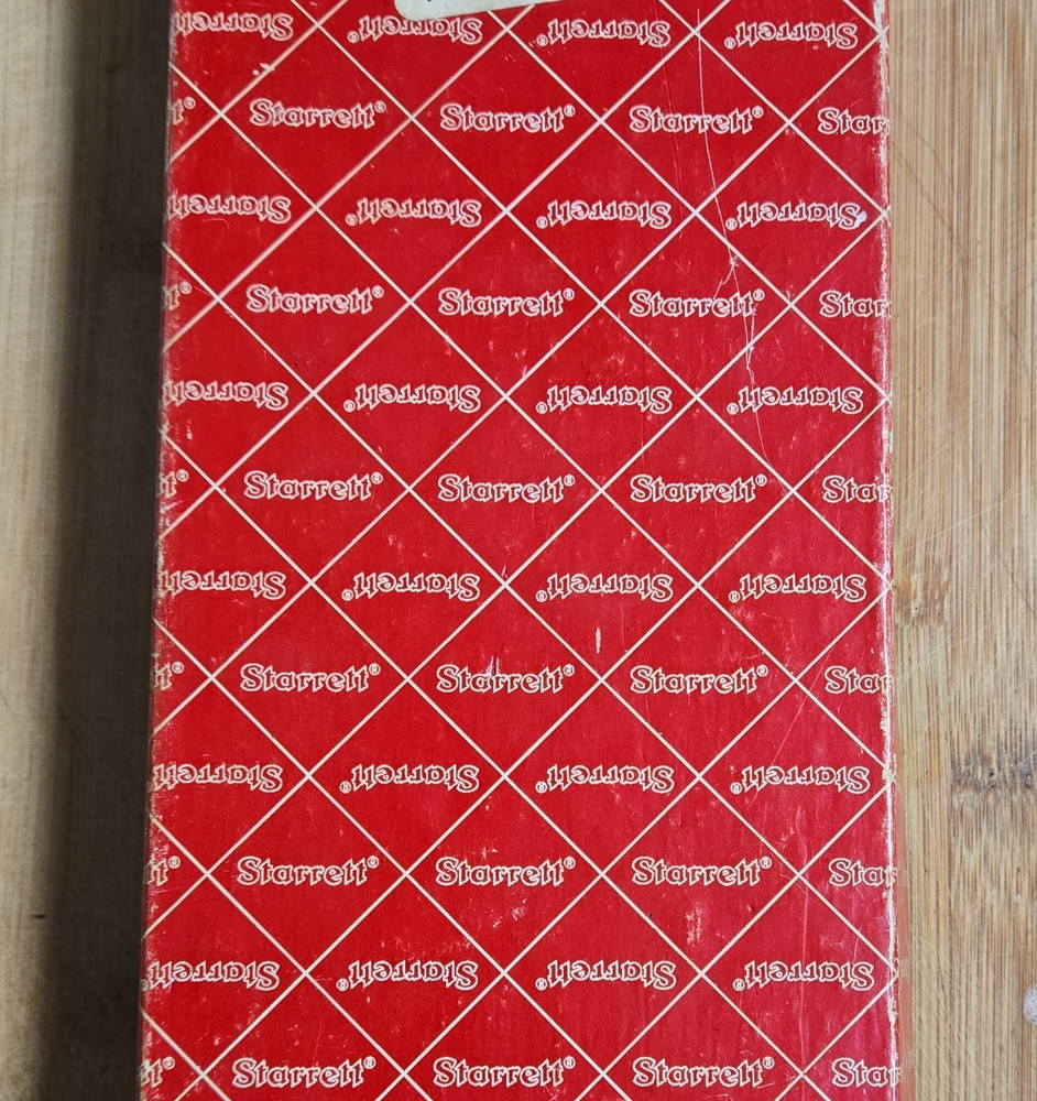 Starrett Dial Caliper White Dial Precision Measuring Tool with Protective Case