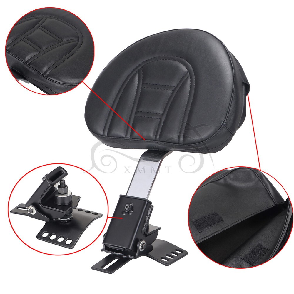 Plug-In Driver Rider Backrest For Harley Electra Glide FLHTK FLHTP FLHTCU FLHTC