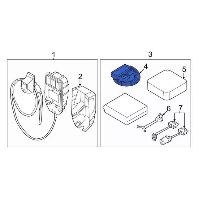 Genuine Ford Cable LJ9Z10B706N