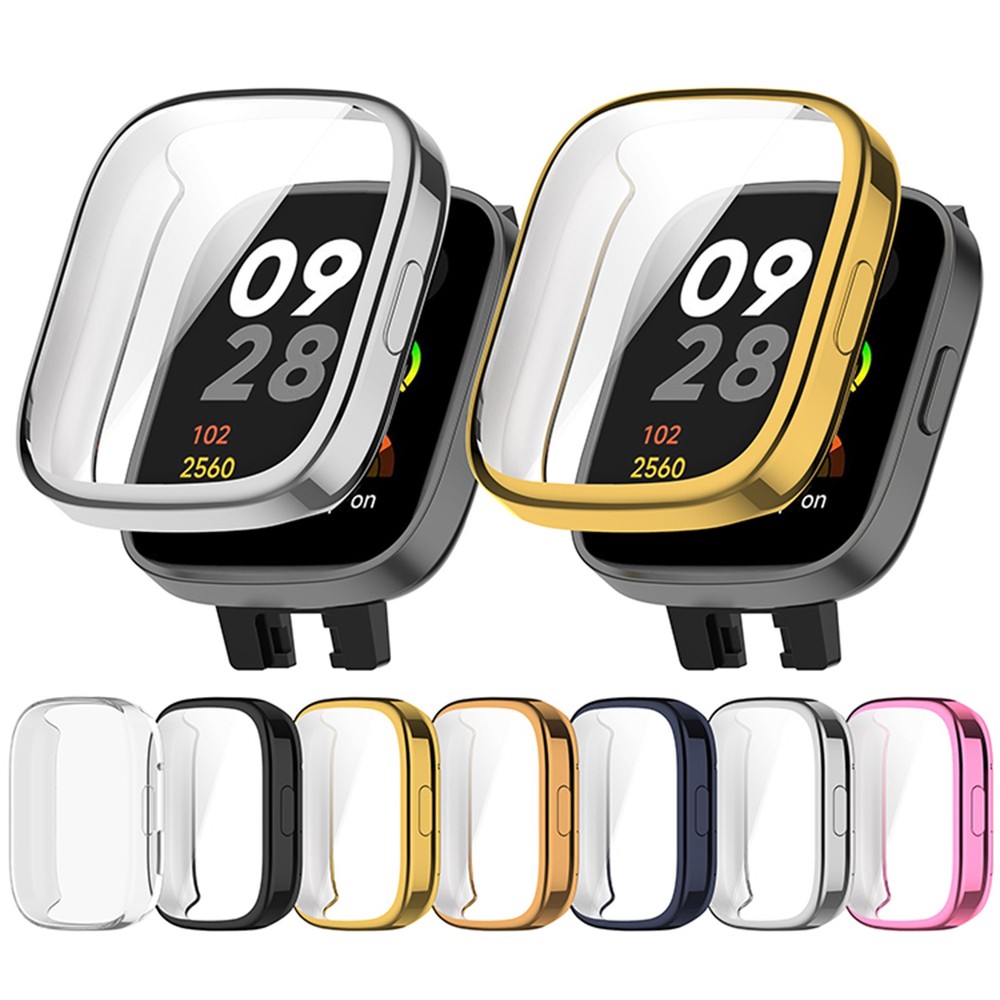 PC + Tempered Film Full-package Electroplating Protective Case for Redmi Watch 3