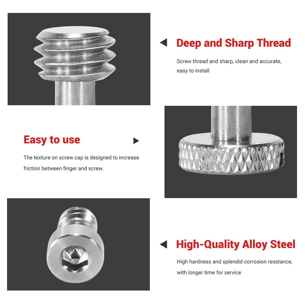 SmallRig Camera Screw Set,26 Pcs Set for Small, Silver