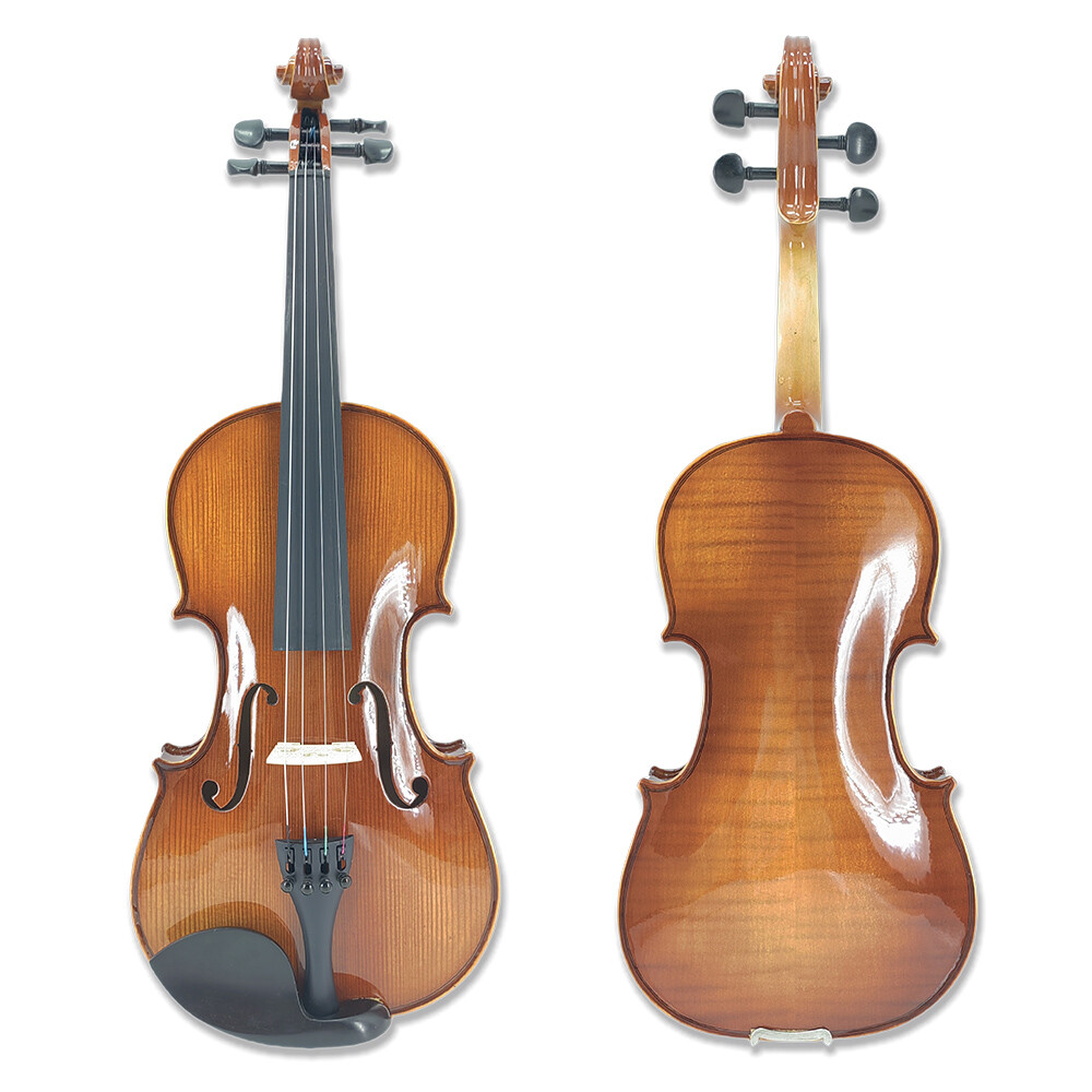 4 String 4/4 Violin Solid Wood Ebony Fittings Accessory Professional Lerners