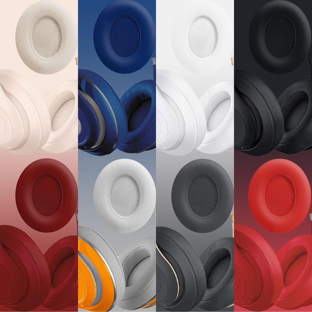 Replacement Ear Pads for Beats Studio 2 & 3 Wired & Wireless Black