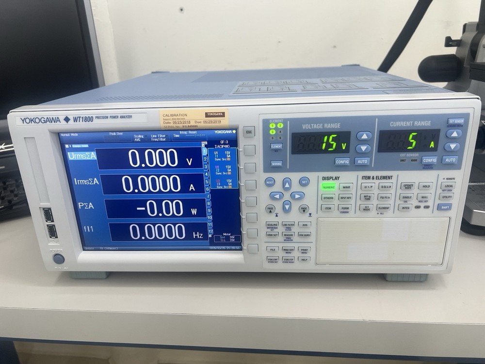 Yokogawa WT1800 Precision Power Analyzer.