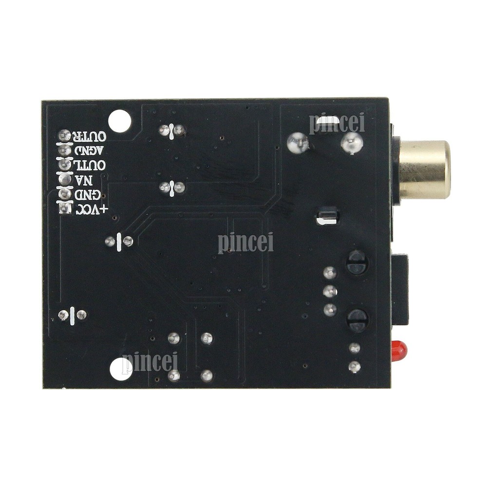 DAC Digital Decoder 24 Bit 192K Optical Fiber Coaxial Decoding CS8416+CS4344