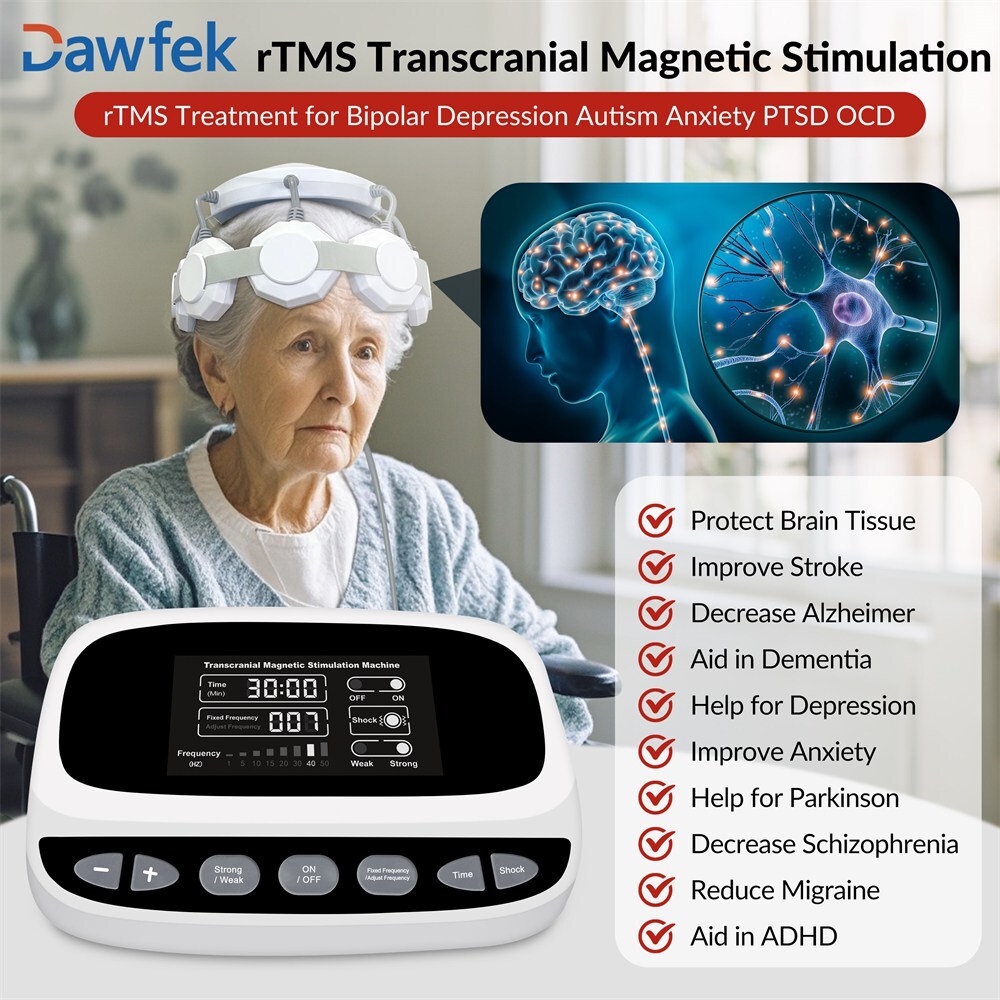 TMS Machine Brain Stimulation Device Deep Brain Therapy for Parkinson Stroke