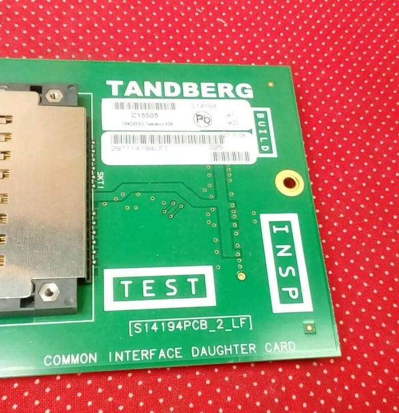 TANDBERG COMMON INTERFACE DAUGHTER CARD S14194PCB_2_LF