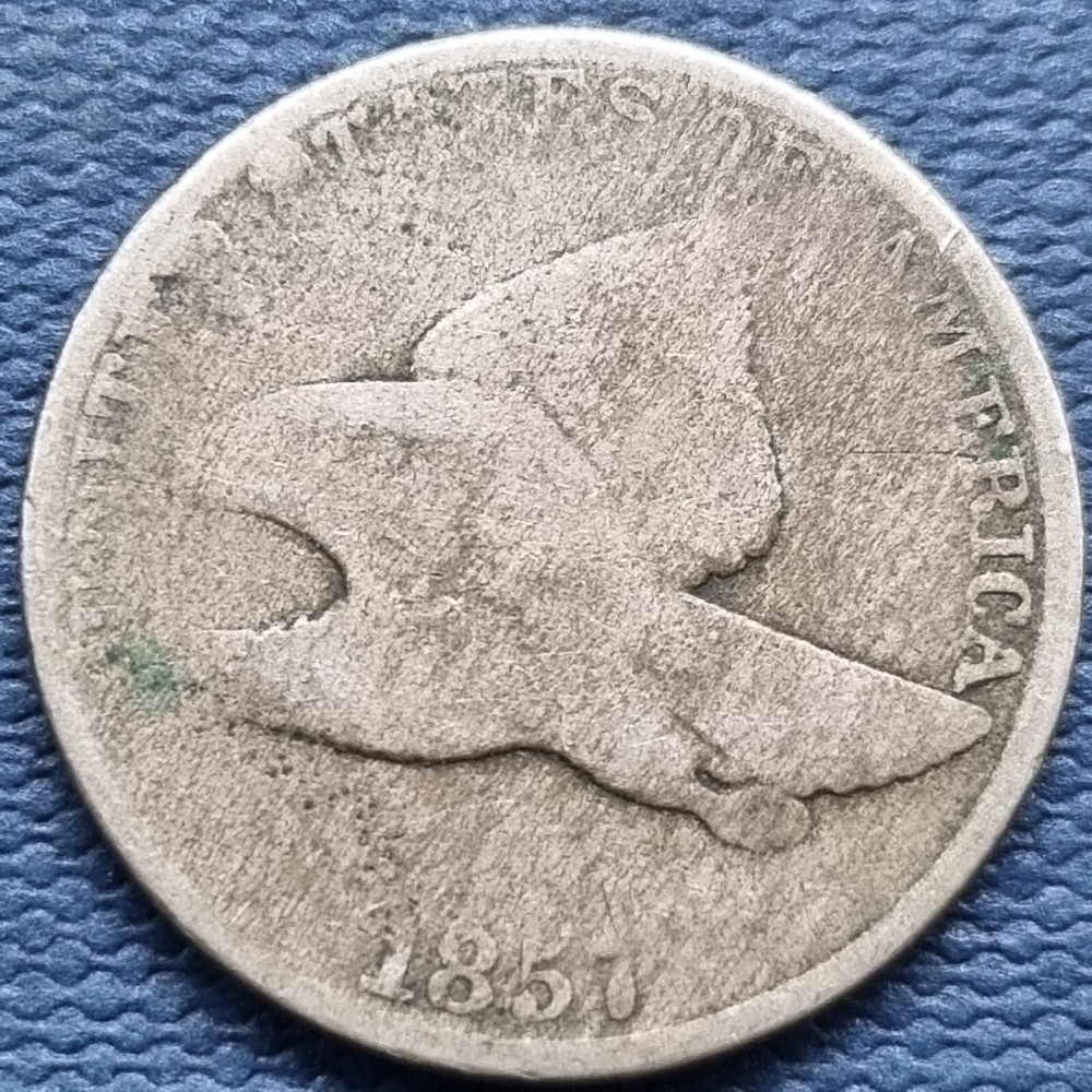 1857 Flying Eagle Cent 1c Circulated #70362