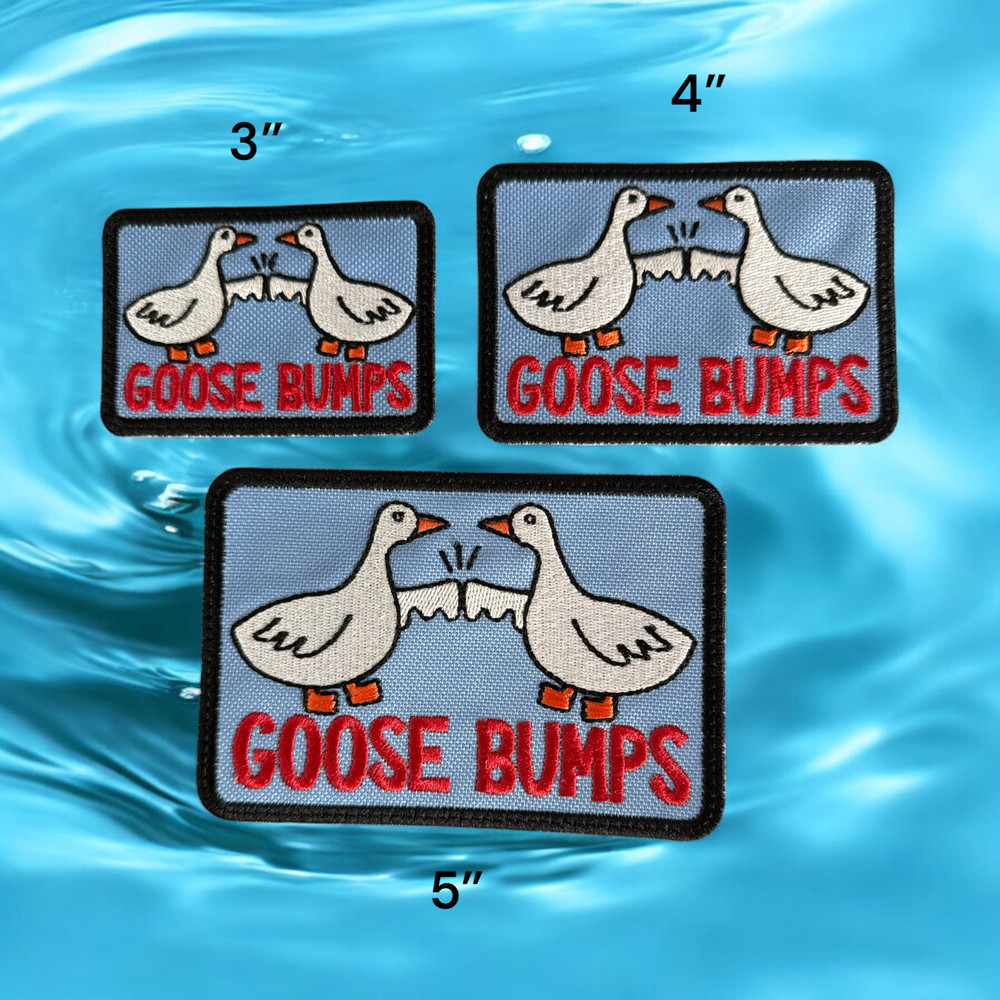 Goose Bumps Embroidery Patch Multi Sizes