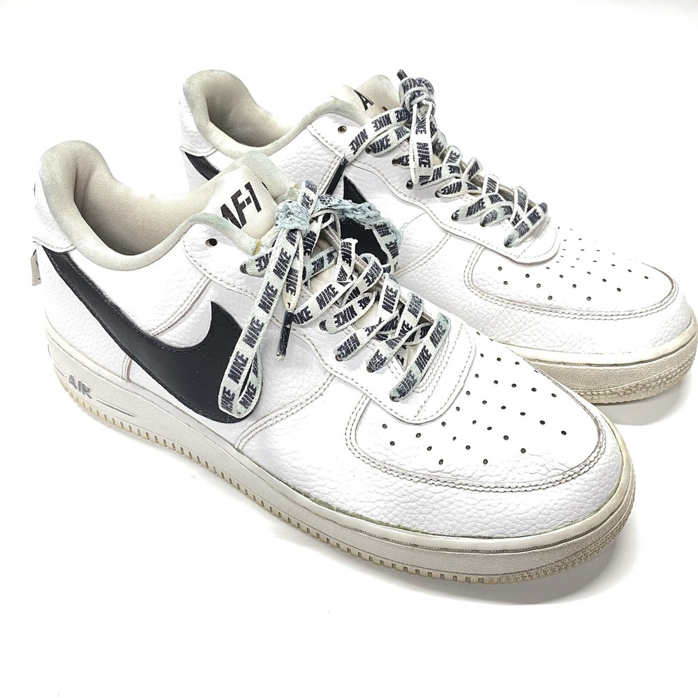 Nike Air Force 1 NBA AF-1 White Black 2017 823511-103 Size 10 READ