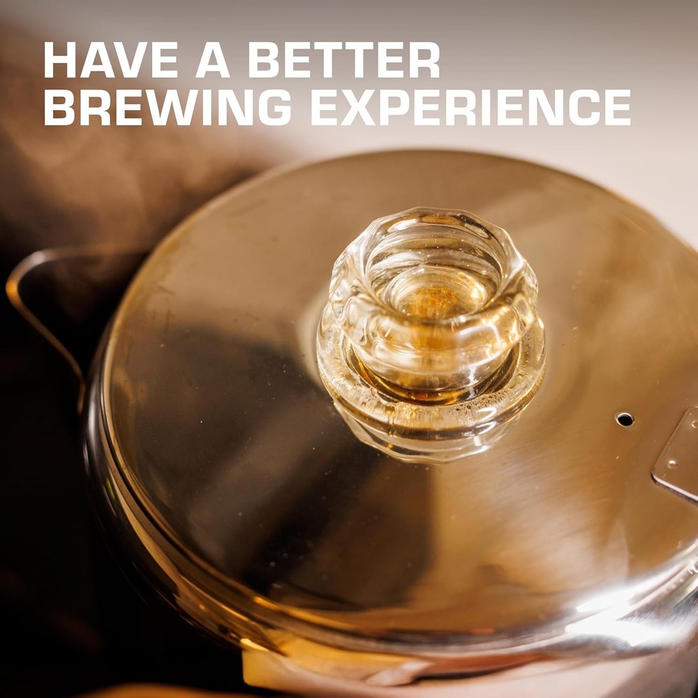 Coffee Percolator Glass Top Replacement - (Pack of 2)