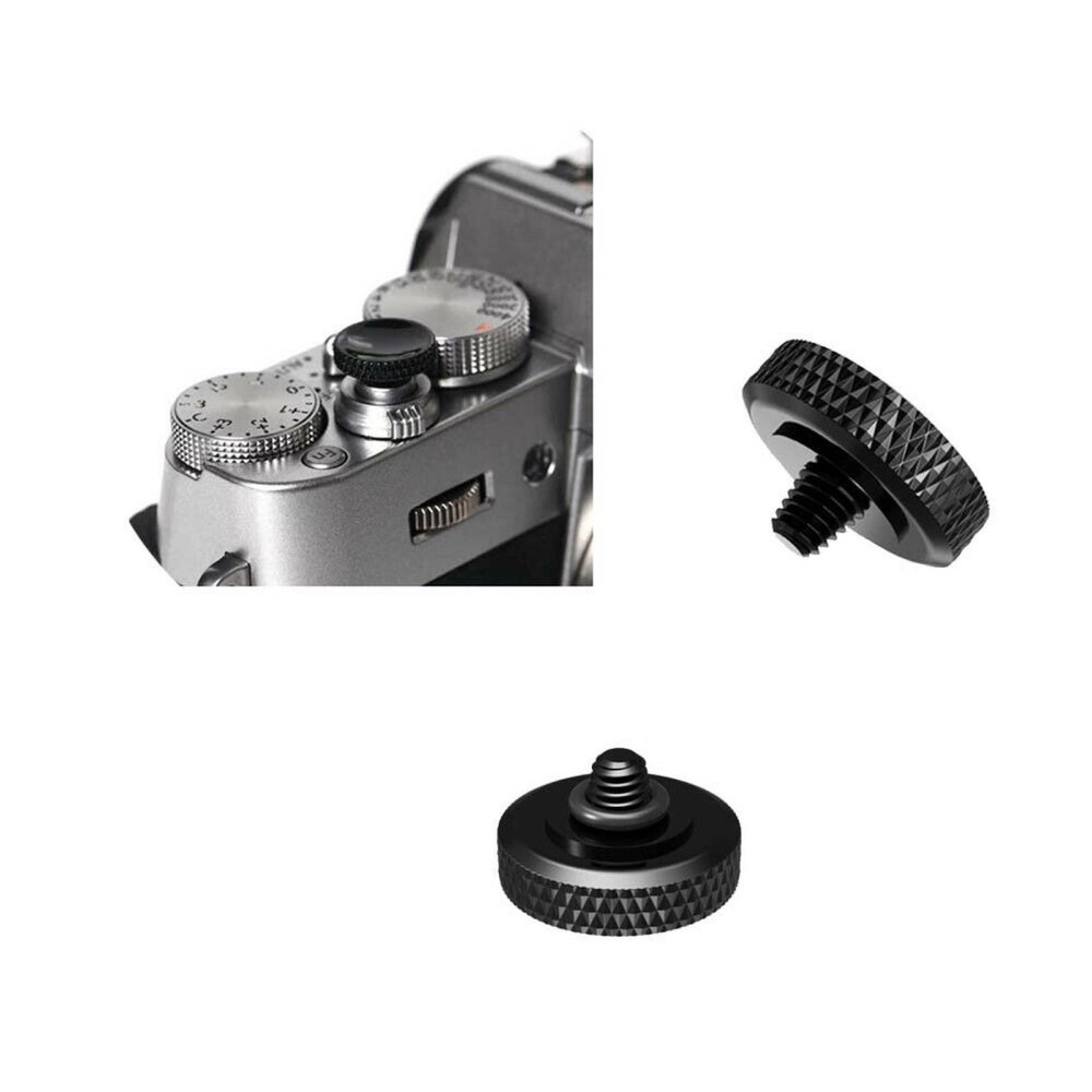 Black Concave Shutter Release Button Rubber Ring For Minolta For Leica For Canon