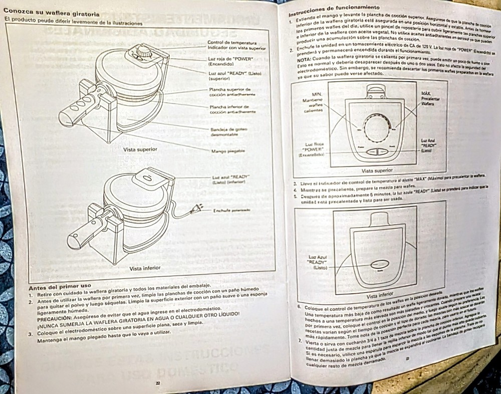 Bella 13991 Rotating Waffle Maker