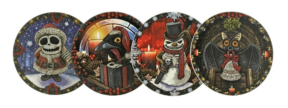 Fright Before Christmas Coaster Set