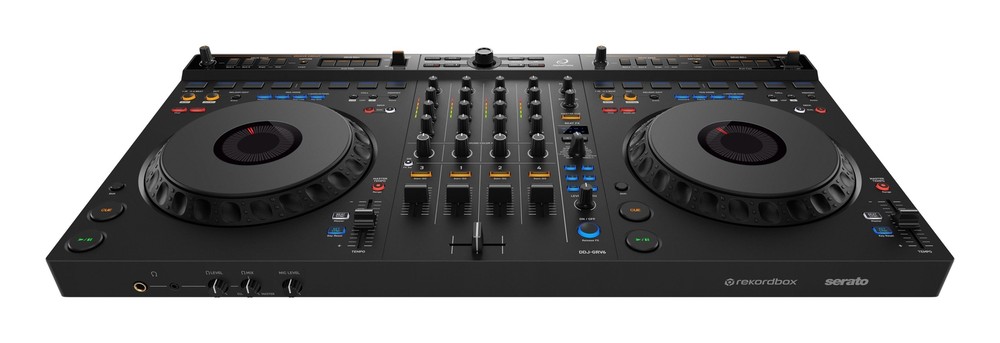 Bundle of AlphaTheta DDJ-GRV6 DJ Controller + Road Case & 2 XLR Cables