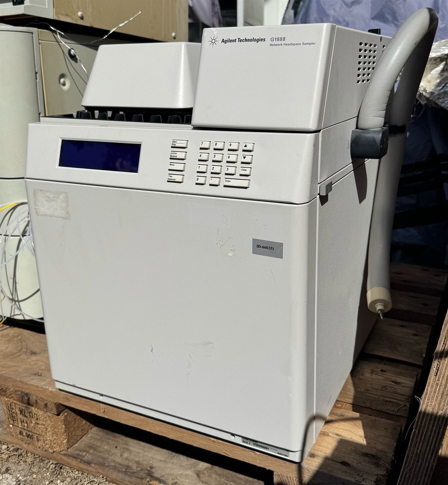 Hp Agilent Technologies G1888 Network Headspace Sampler Not Calibration