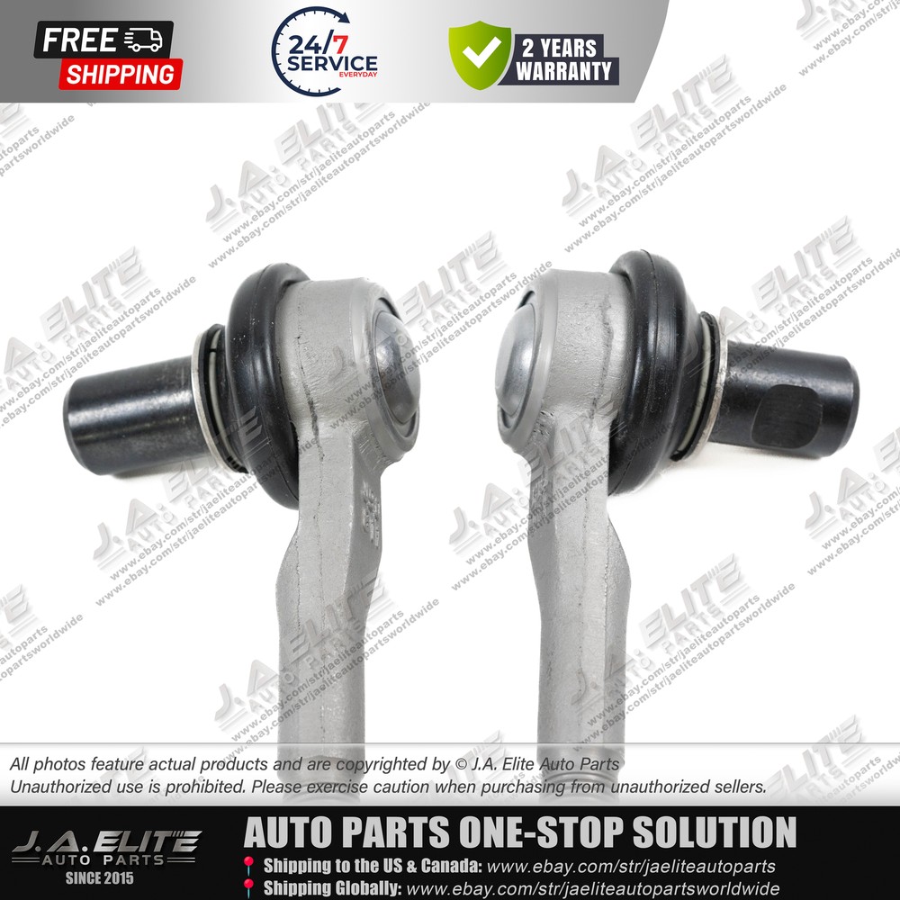 2pcs Front Outer Tie Rod Ends for Bentley Continental Flying Spur 4E0419811E