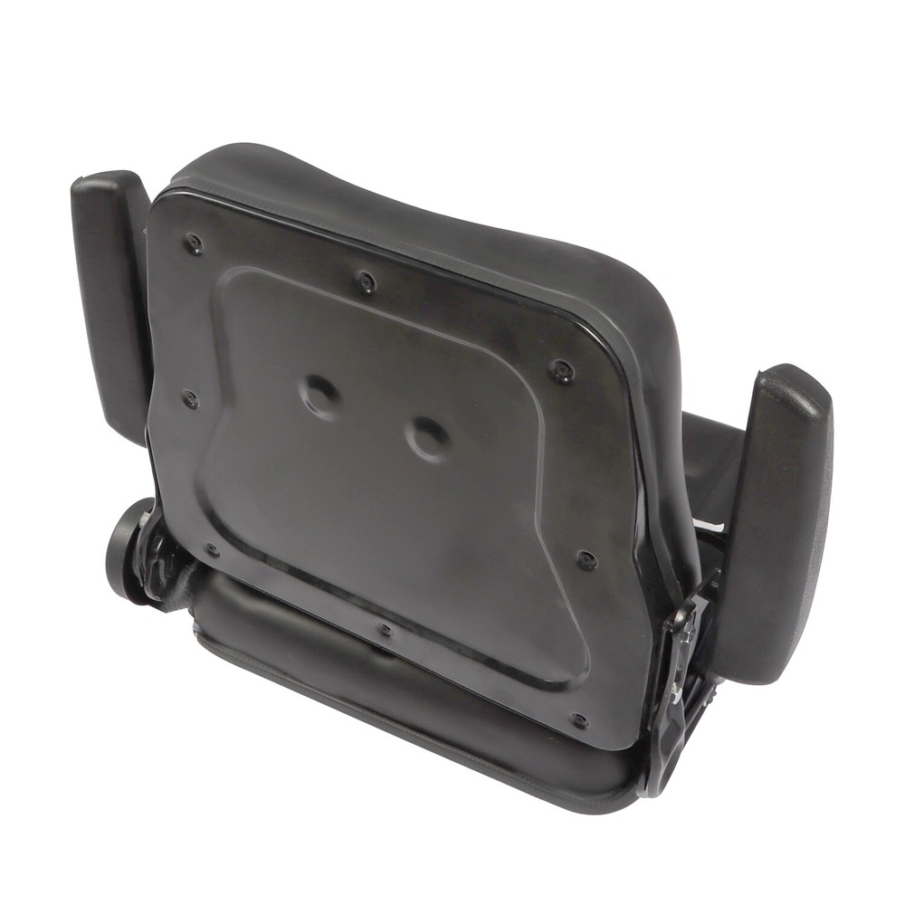 Tractor Forklift Seat Excavator Universal Adjustable Backrest Armrest Safty Belt
