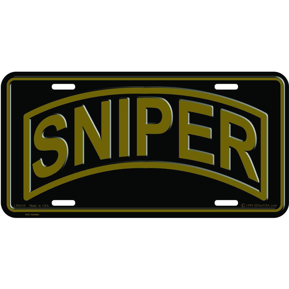 Sniper License Plate