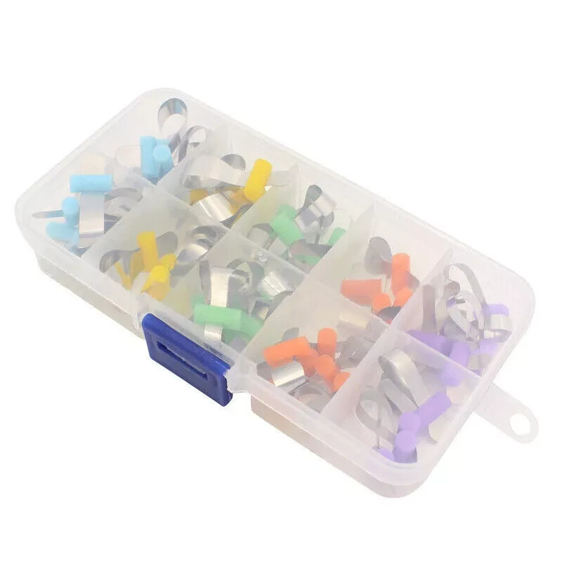 50 Pcs/Box Automatrix Dental Retainerless Mixed Forming Sheet Matrices Bands