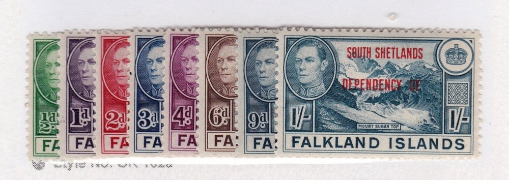 Falkland Islands         5L1 - 8        MHOG    CV $24.75