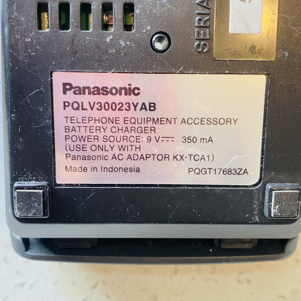Panasonic PQLV30023Y AB Replacement Base With Power Adapter