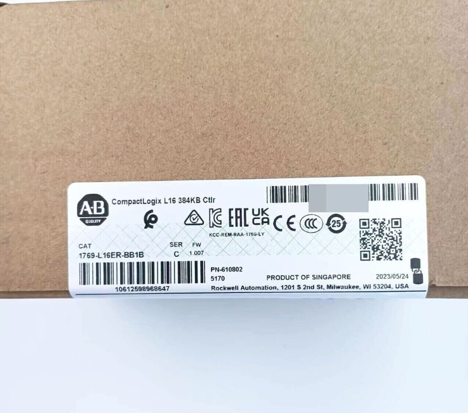 AB AB 1769-L16ER-BB1B /C CompactLogix Factory Sealed 5370 L1