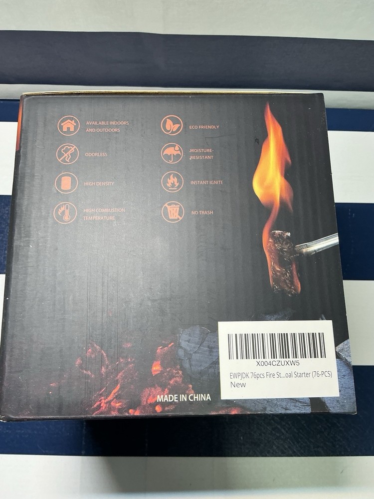 Fire Starters, 76 Pcs, 100% All Natural