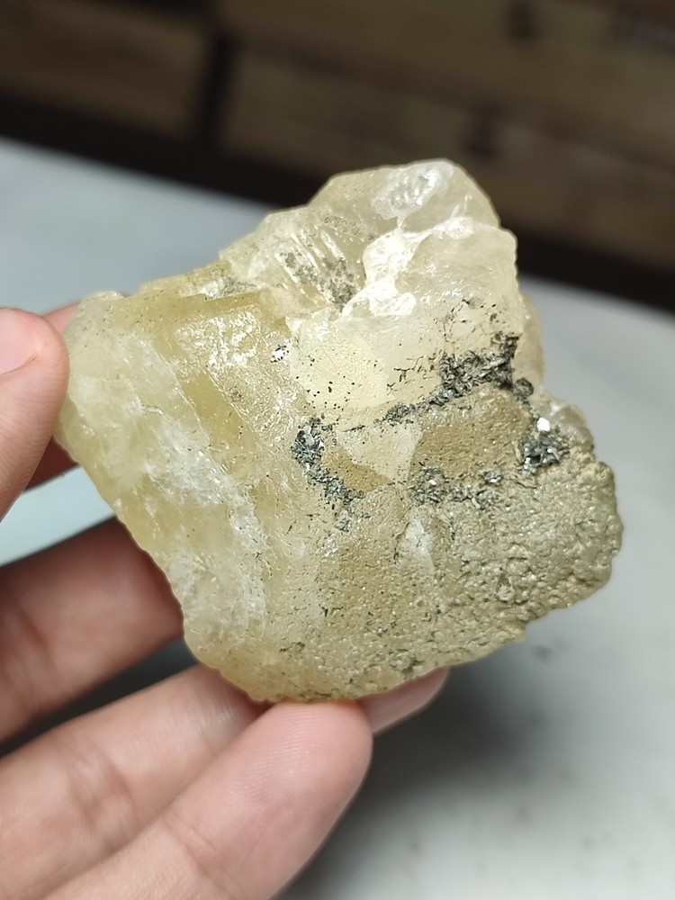 Apatite Crystal Having Good Luster Nice Growth- Skardu.