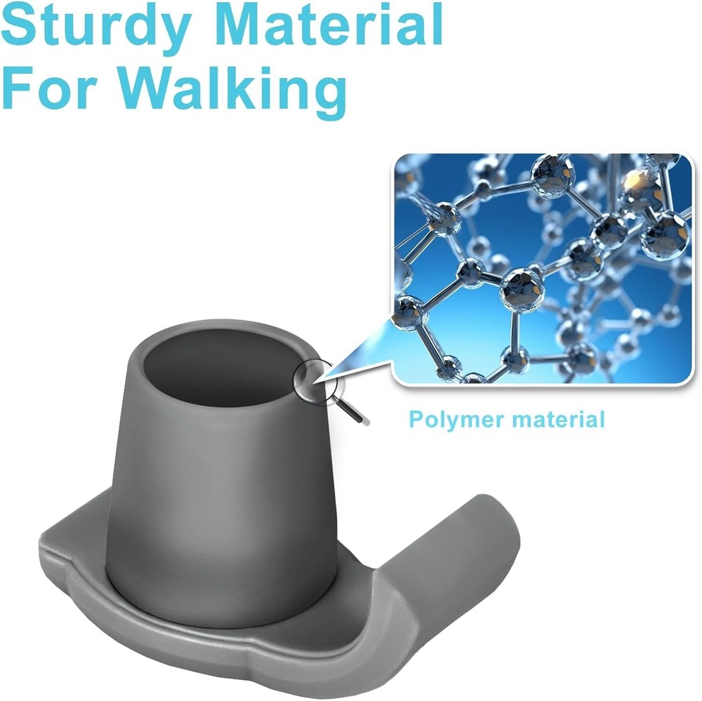 Universal Walker Ski Glides - 4 Pack for All Flooring Types & Enhanced Stability