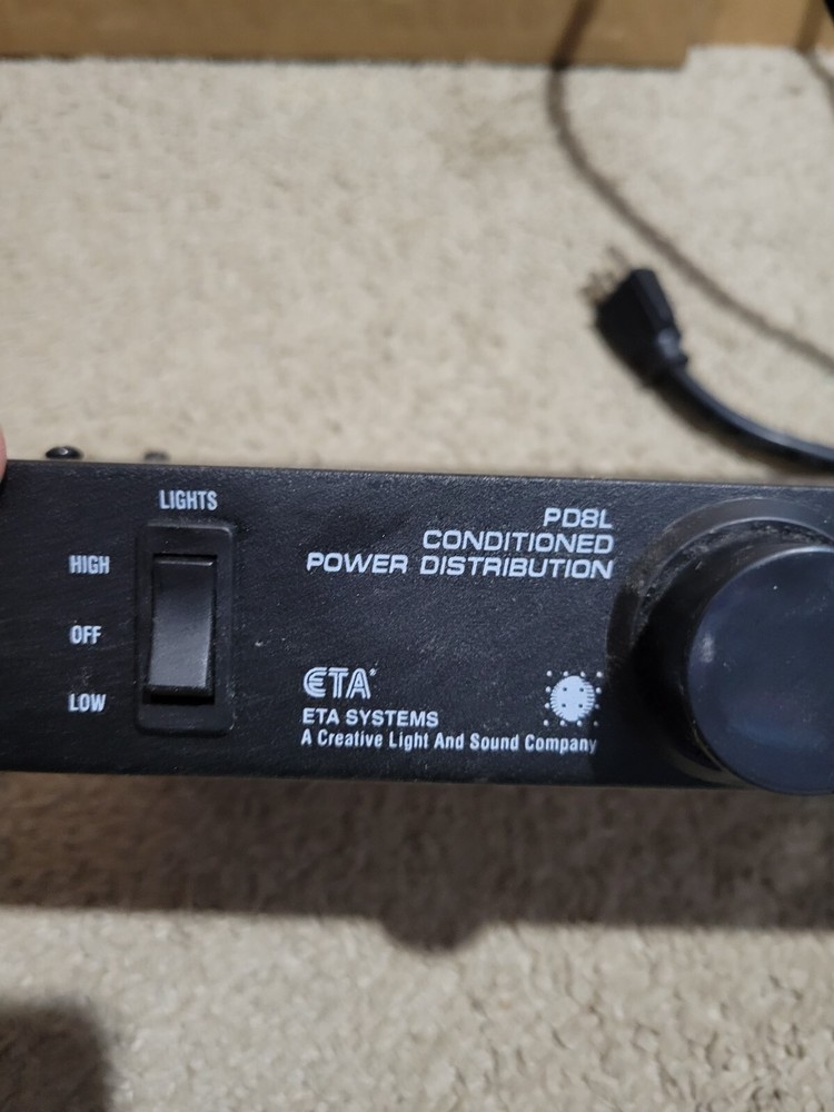 ETA Systems Conditioned Power Distribution PD8L - Untested