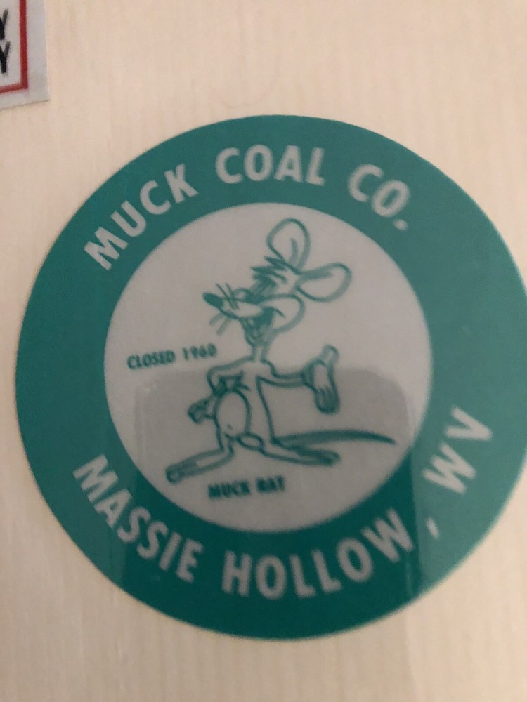 coal mining stickers nice older coal company