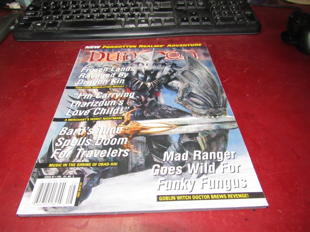 TSR: Dungeon Magazine: Issue 87