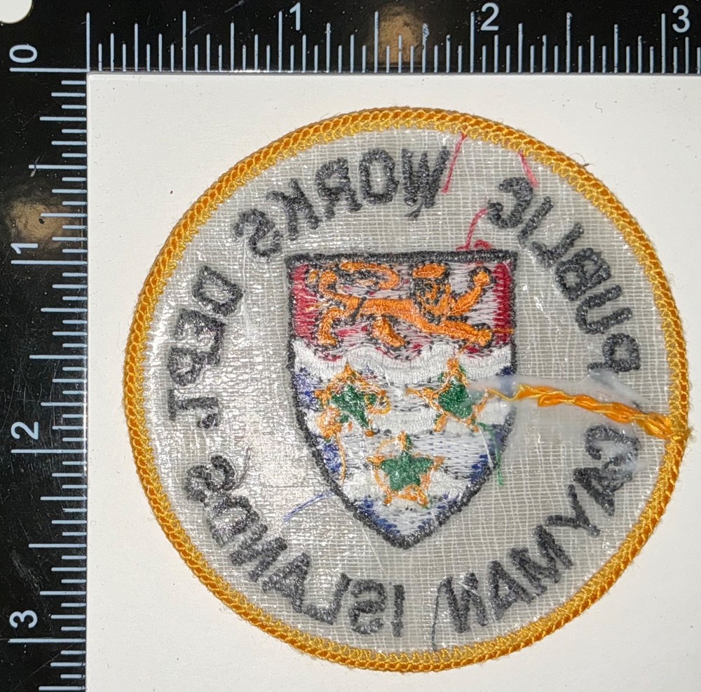 Public Works Department Cayman Islands Patch