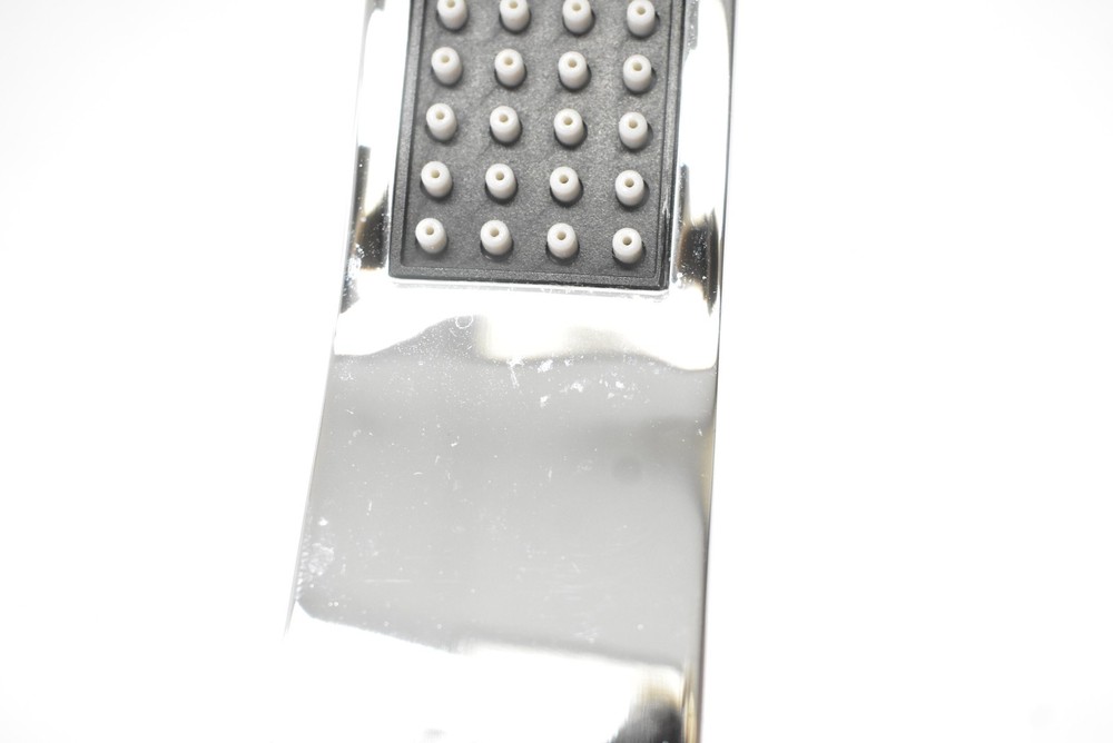 G-Promise Rectangular Shower Head Nipple Polished Chrome 1.8GPM Stainless