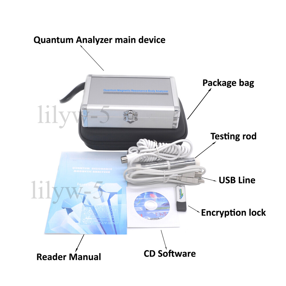 2025 Silvery Mini Quantum Magnetic Resonance Body Analyzer Newest