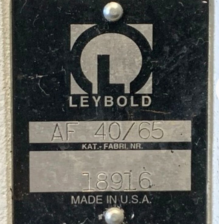 Leybold AF40-65 Exhaust Filter 18916 AF 40 65